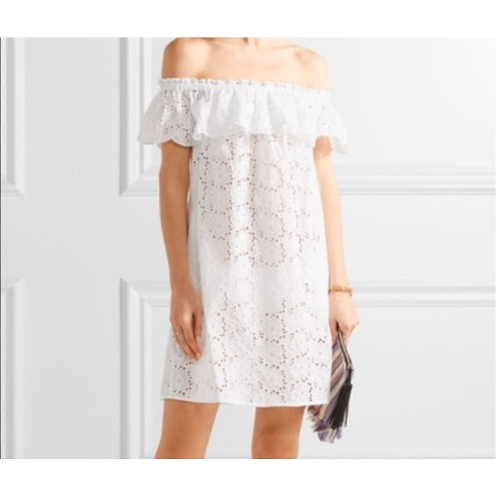 Tory Burch - BRODERIE DRESS - white dress size XS - Picture 3 of 7